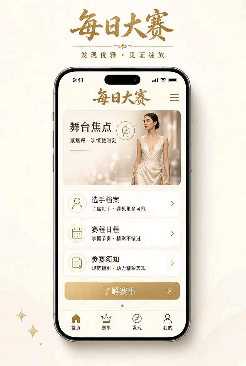 每日大赛移动端赛事服务界面
