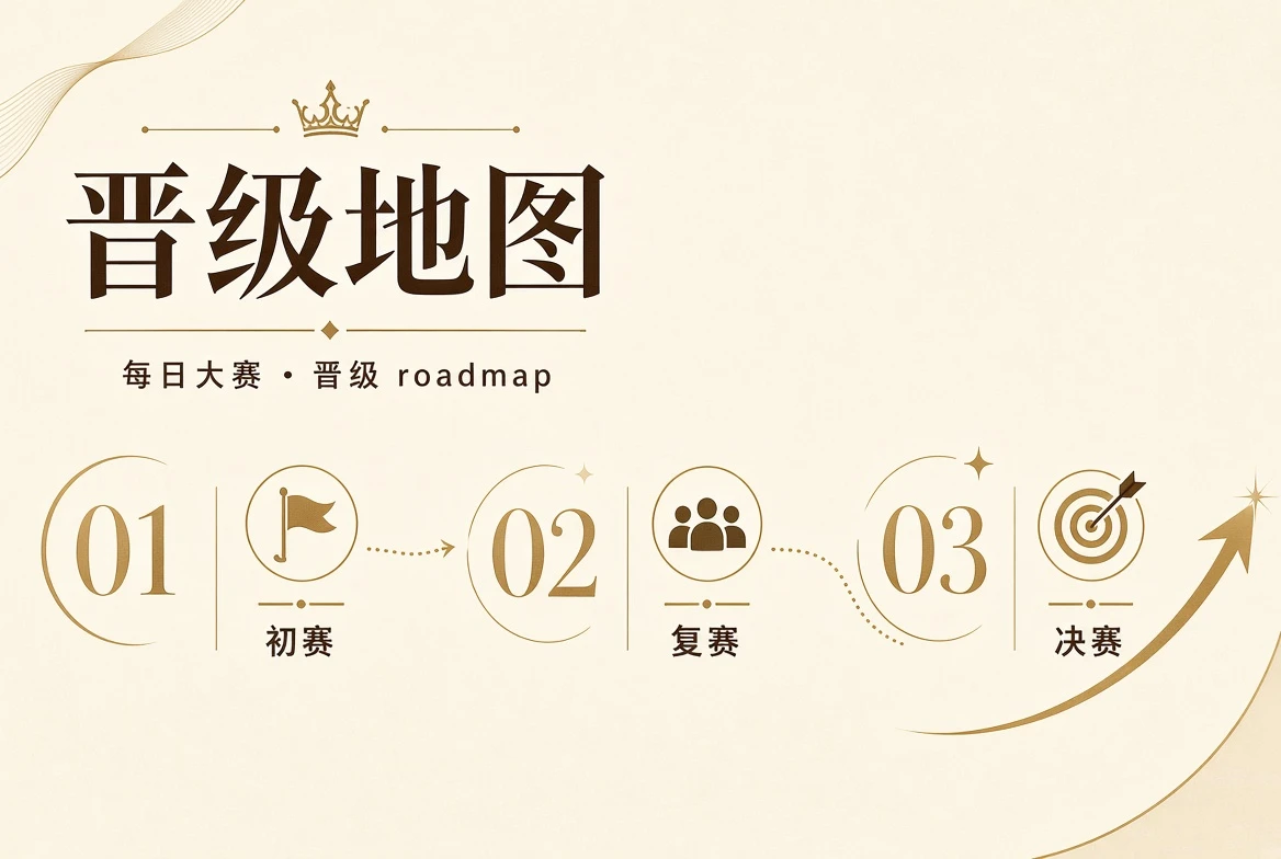 每日大赛赛程路线与阶段说明